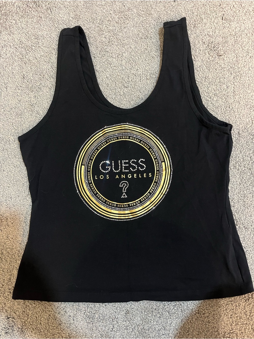 Guess Black Tank Top